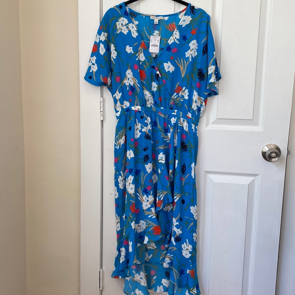 J Crew wrap-style dress. Never worn